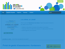 Tablet Screenshot of gestio.suport.org